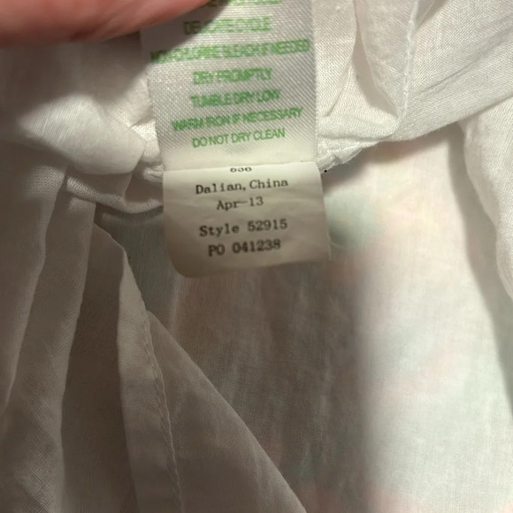 Lilly Pulitzer Chandie Strapless Dess Sand Bar Blu Medium - Picture 10 of 10